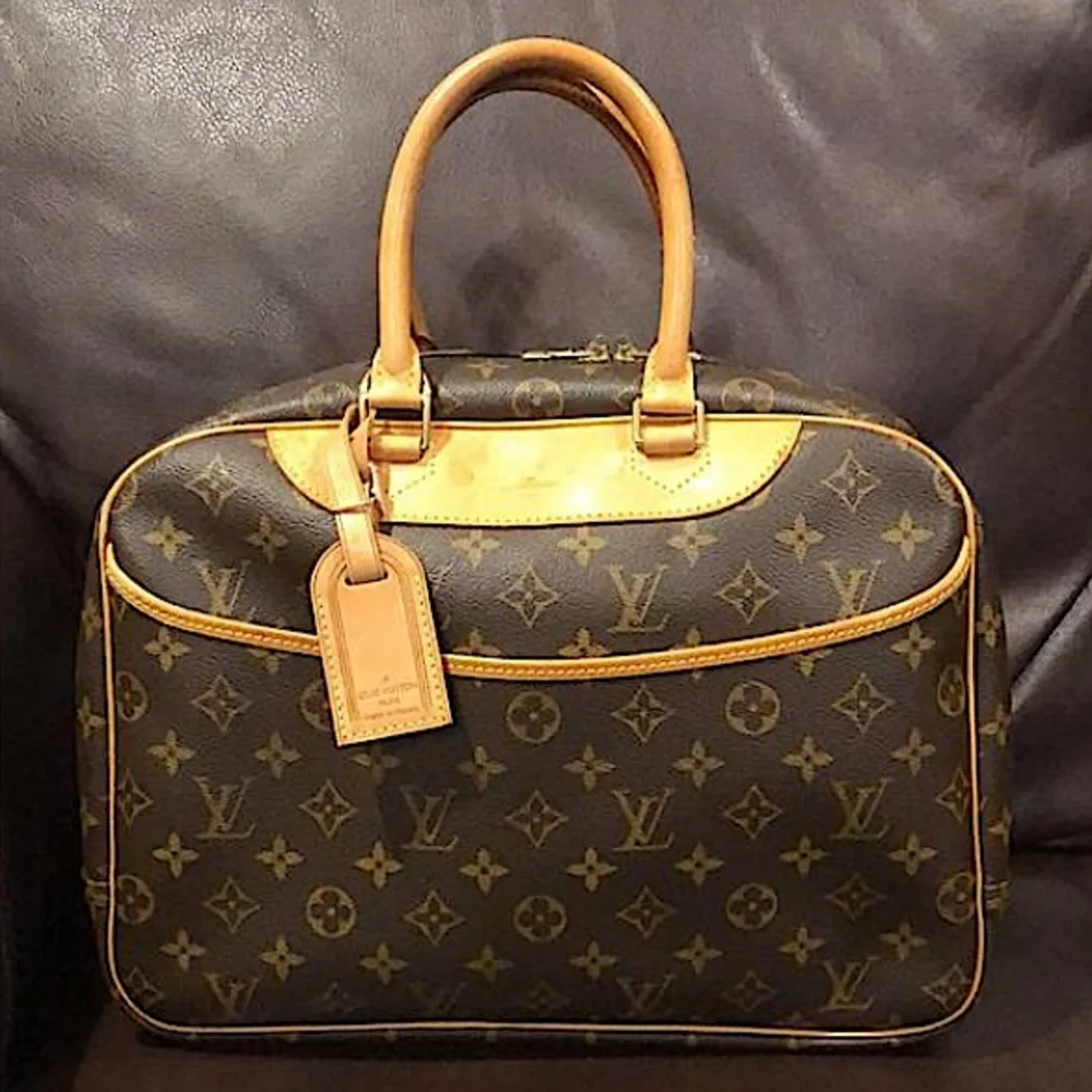 LOUIS VUITTON Deauville LV Monogram Top Handle Weekend Doctor’s Bag 35cm